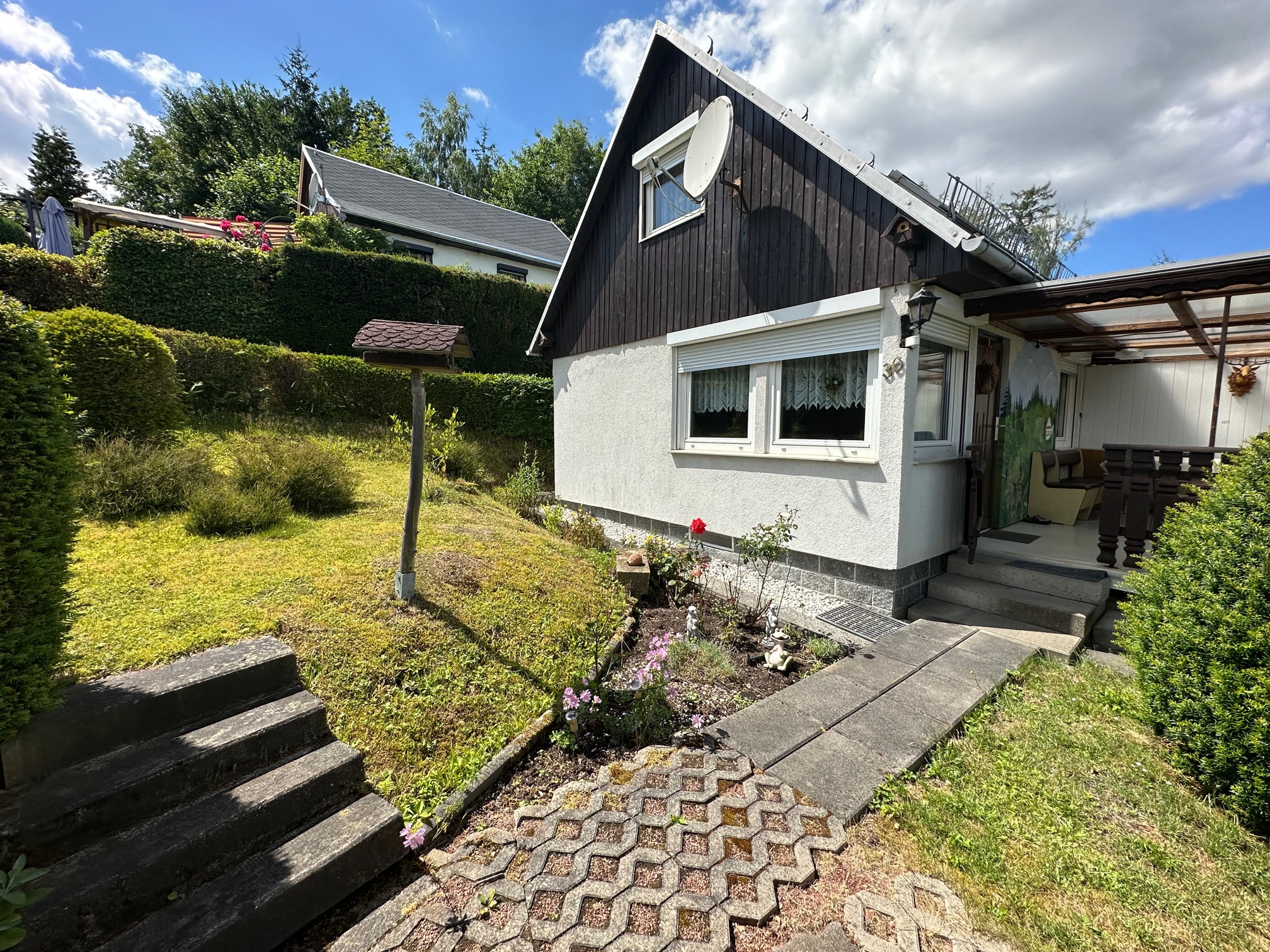 Zuhause mit Garten, Referenz aus dem IMMOPILZ-Portfolio